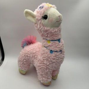 Walmart 13" Pink Llama Alpaca Festive Piñata Rainbow Plush Stuffed Animal Toy